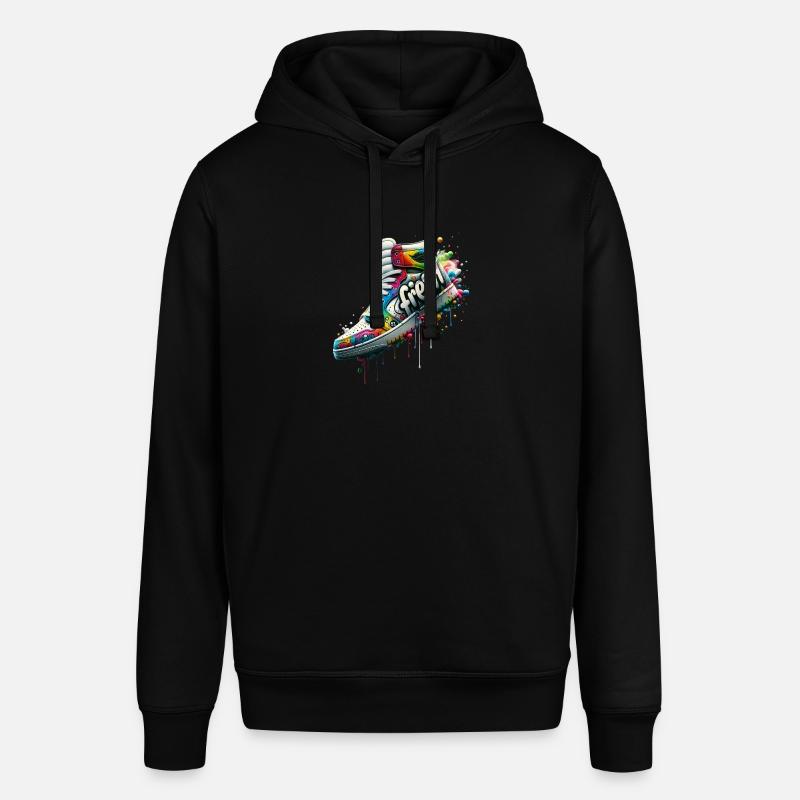 Graffiti Sneaker Splash - Sweat à capuche SOUNDER Stanley/Stella Unisexe - noir