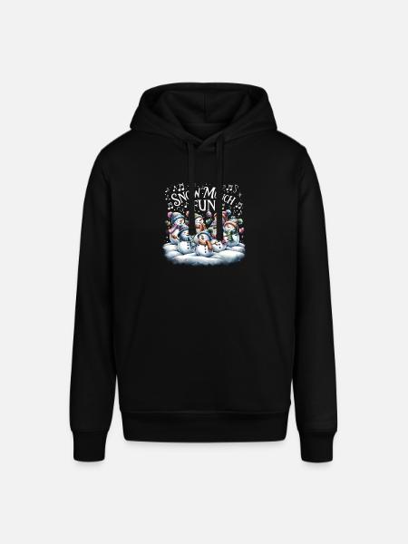 Dancing Snowmen - Stanley/Stella SOUNDER Unisex Hoodie - black