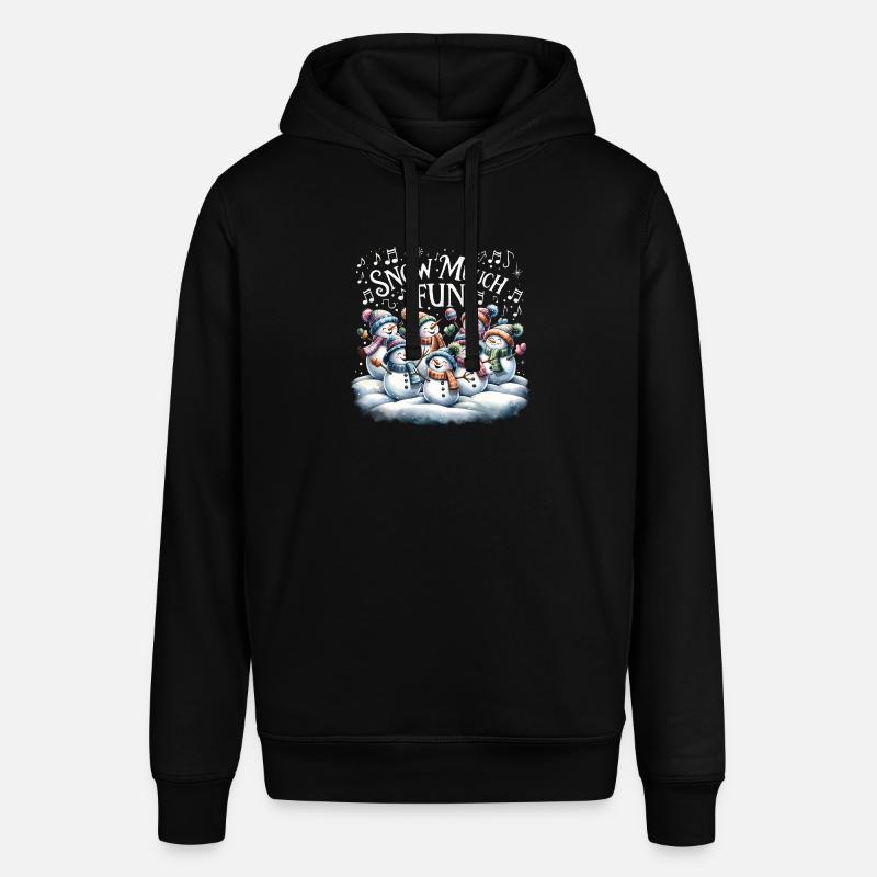 Bonhommes de neige dansants - Sweat à capuche SOUNDER Stanley/Stella Unisexe - noir