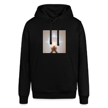 Astrologie Astronomie Astrophysik - Stanley/Stella Unisex Hoodie SOUNDER - Schwarz - Vorne - Alina (178cm) & Michal (187cm)