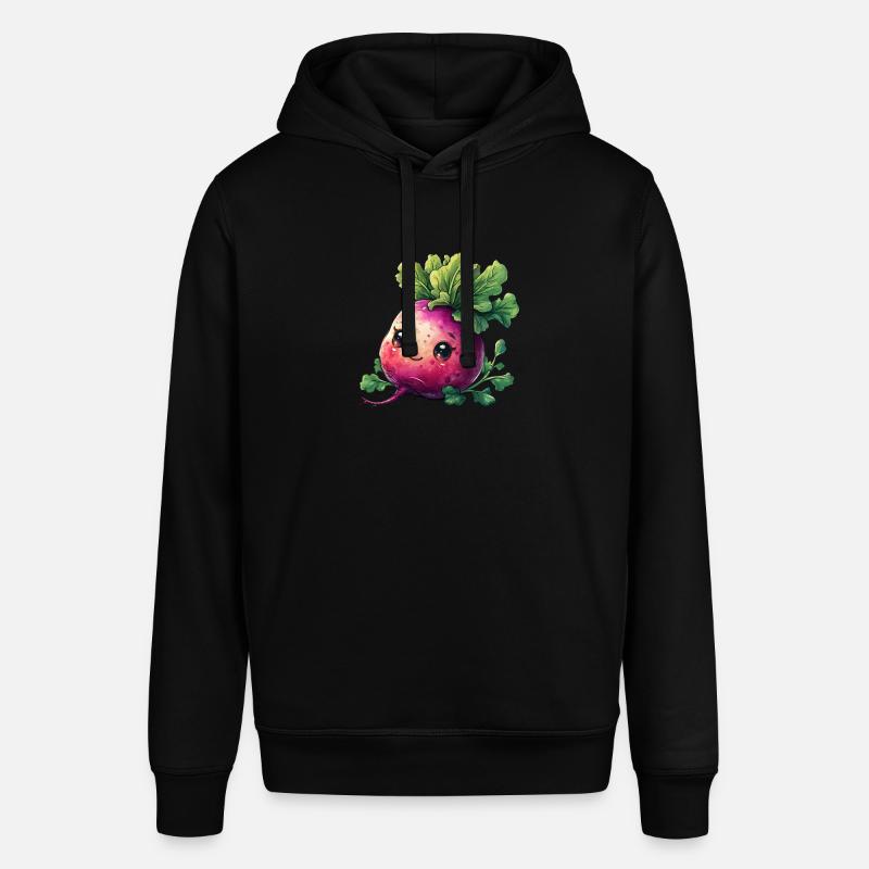 Radis style bande dessinée heureux - Sweat à capuche SOUNDER Stanley/Stella Unisexe - noir