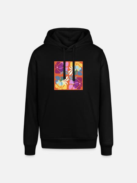 Fleurs sauvages - Sweat à capuche SOUNDER Stanley/Stella Unisexe - noir