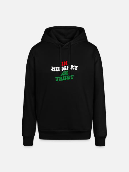 In Hungary we trust - Stanley/Stella SOUNDER Unisex Hoodie - black
