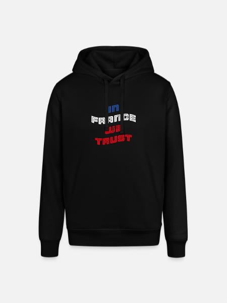 In France we trust - Stanley/Stella Unisex Hoodie SOUNDER - Schwarz