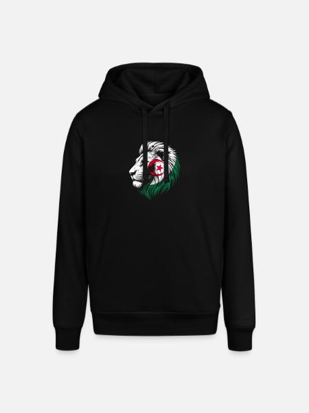 Algeria Lion Flag Algeria الجزائر Gift - Stanley/Stella SOUNDER Unisex Hoodie - black