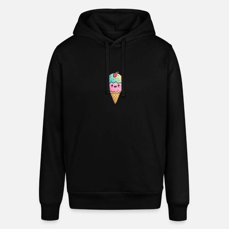 Glace avec visage - Sweat à capuche SOUNDER Stanley/Stella Unisexe - noir