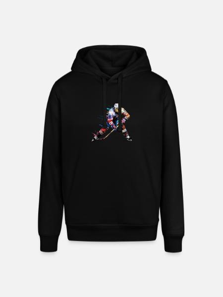 Hockey Player Sport Game Champion Competition - Stanley/Stella SOUNDER Unisex Hoodie - black