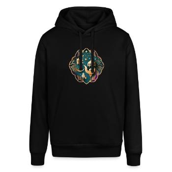 Ramadan Gift Eid Mubarak Islam Allah Muslim - Stanley/Stella SOUNDER Unisex Hoodie - black - Front - Alina (178cm) & Michal (187cm)