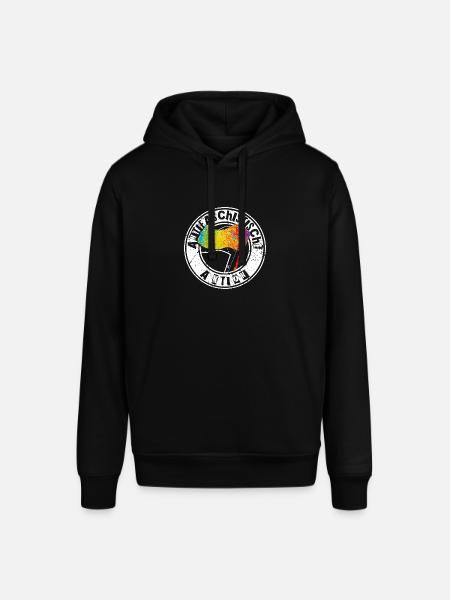 Anti-fascist action - Stanley/Stella SOUNDER Unisex Hoodie - black