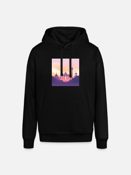 Berlin - Stanley/Stella Unisex Hoodie SOUNDER - Schwarz