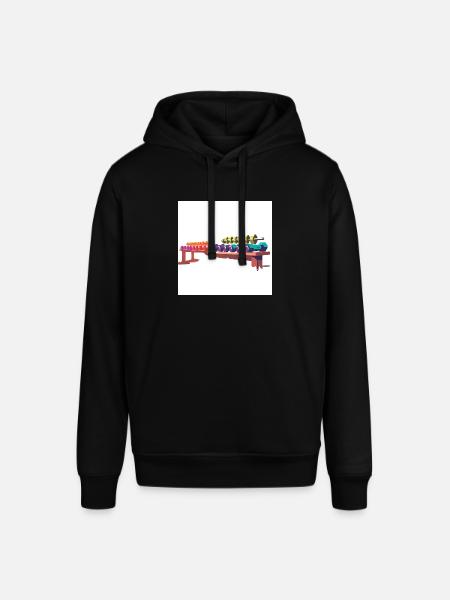 Dumb bells - Stanley/Stella SOUNDER Unisex Hoodie - black