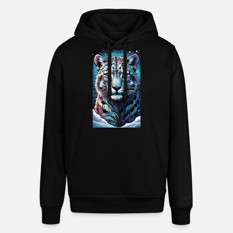 Léopard des neiges | Léopard | Prédateur - Sweat à capuche SOUNDER Stanley/Stella Unisexe - noir