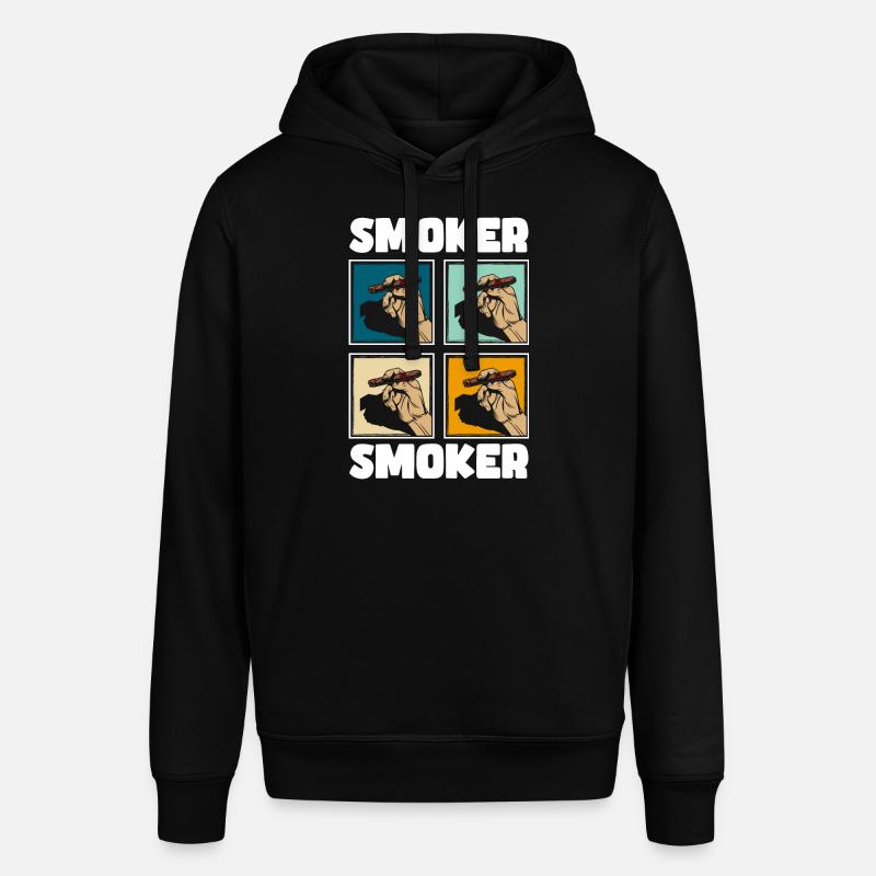 Tabak Kippe Dampfen - Stanley/Stella Unisex Hoodie SOUNDER - Schwarz