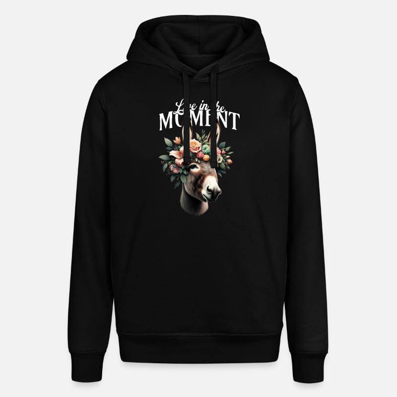 Vivez l’instant présent - Sweat à capuche SOUNDER Stanley/Stella Unisexe - noir