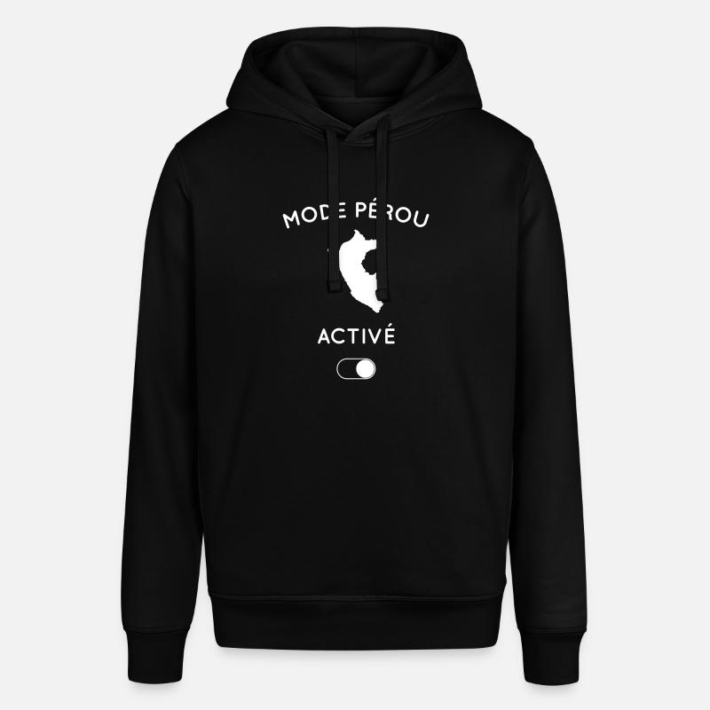 Mode Pérou activé - Sweat à capuche SOUNDER Stanley/Stella Unisexe - noir