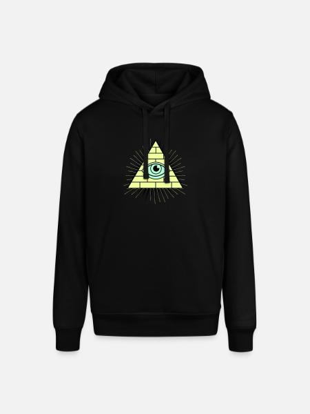 Illuminati Pyramide - Stanley/Stella Unisex Hoodie SOUNDER - Schwarz