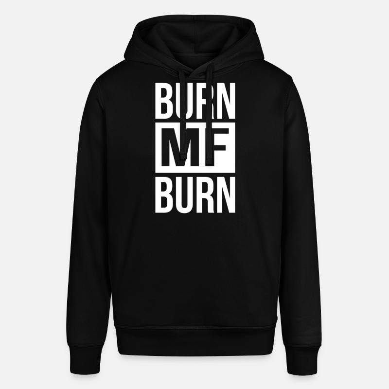 Burn MF Burn - Sweat à capuche SOUNDER Stanley/Stella Unisexe - noir