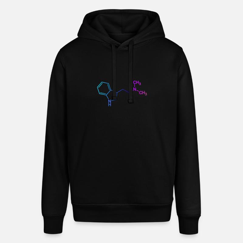 Ayahuasca DMT molécule N,N-diméthyltryptamine - Sweat à capuche SOUNDER Stanley/Stella Unisexe - noir