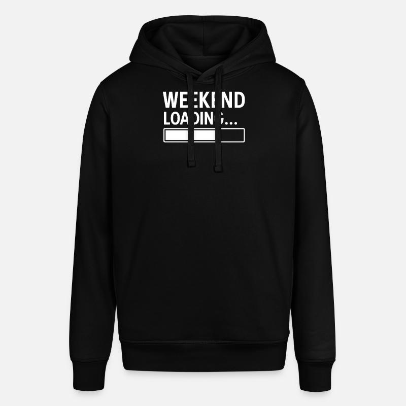 Week-end Loading... – Design minimal amusant - Sweat à capuche SOUNDER Stanley/Stella Unisexe - noir