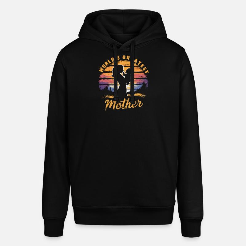 La plus grande mère du monde - Sweat à capuche SOUNDER Stanley/Stella Unisexe - noir