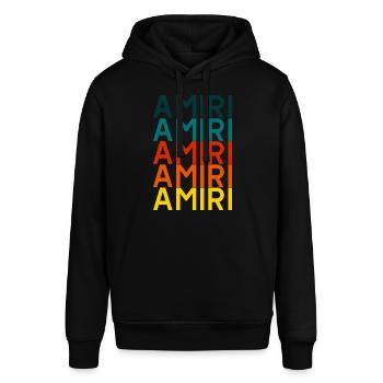 Amiri design for children and adults - Stanley/Stella SOUNDER Unisex Hoodie - black - Front - Alina (178cm) & Michal (187cm)
