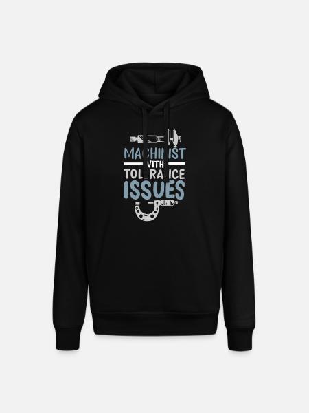 Machinist Mechanical Engineer Gift - Stanley/Stella SOUNDER Unisex Hoodie - black
