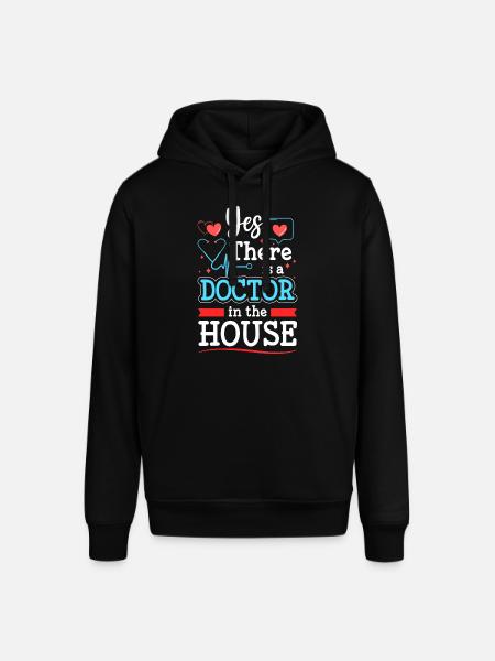 Doctor Student Pain - Stanley/Stella SOUNDER Unisex Hoodie - black