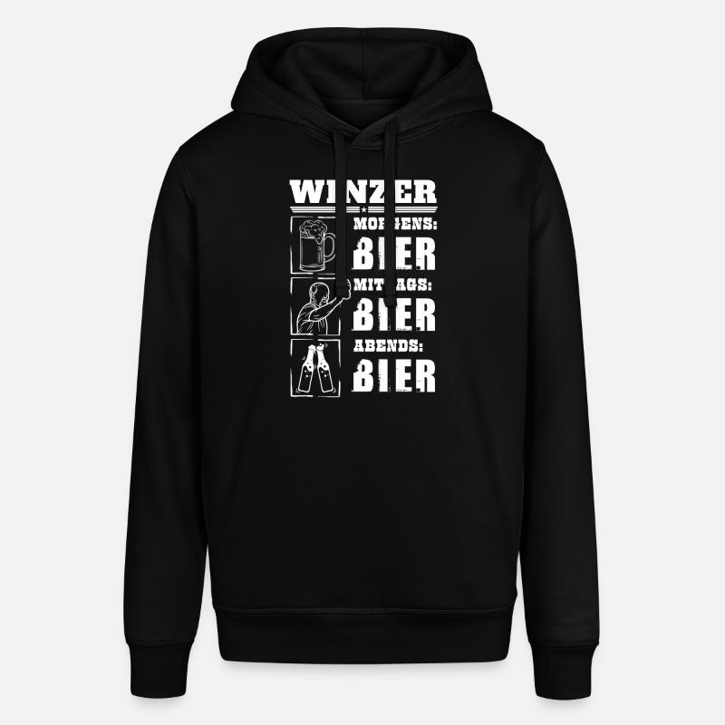 Mon quotidien de vigneron - Sweat à capuche SOUNDER Stanley/Stella Unisexe - noir