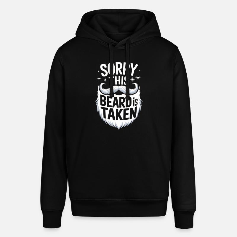 Bart Schnurrbart Bärtige Männer - Stanley/Stella Unisex Hoodie SOUNDER - Schwarz