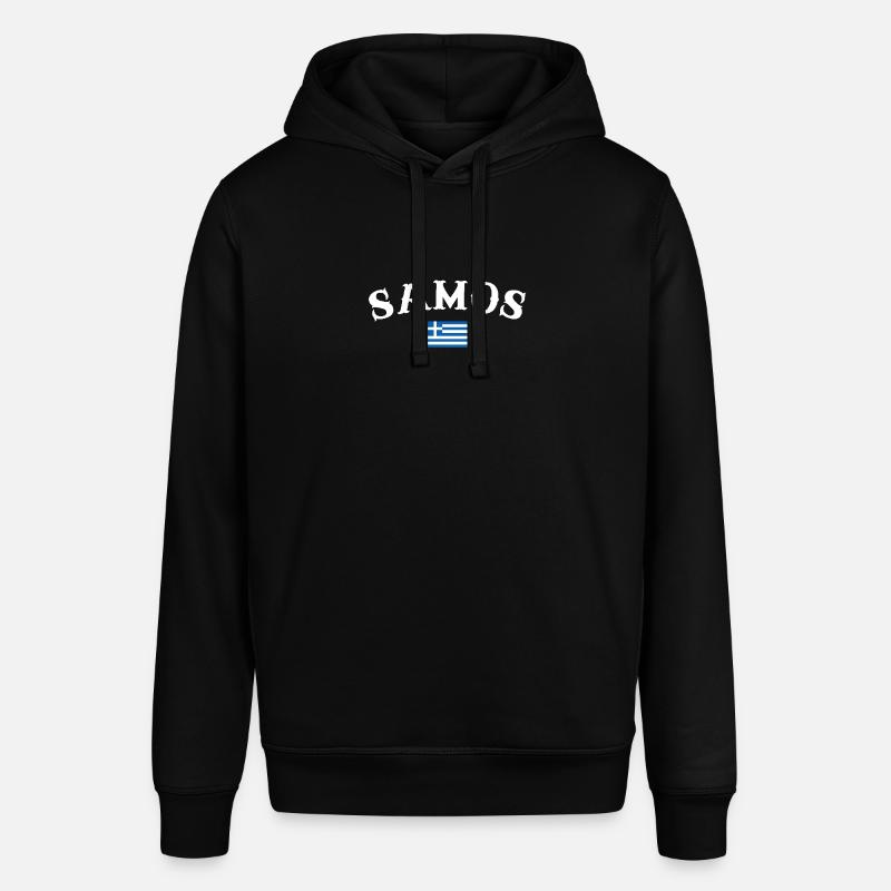 Samos Grèce Drapeau grec Grec - Sweat à capuche SOUNDER Stanley/Stella Unisexe - noir
