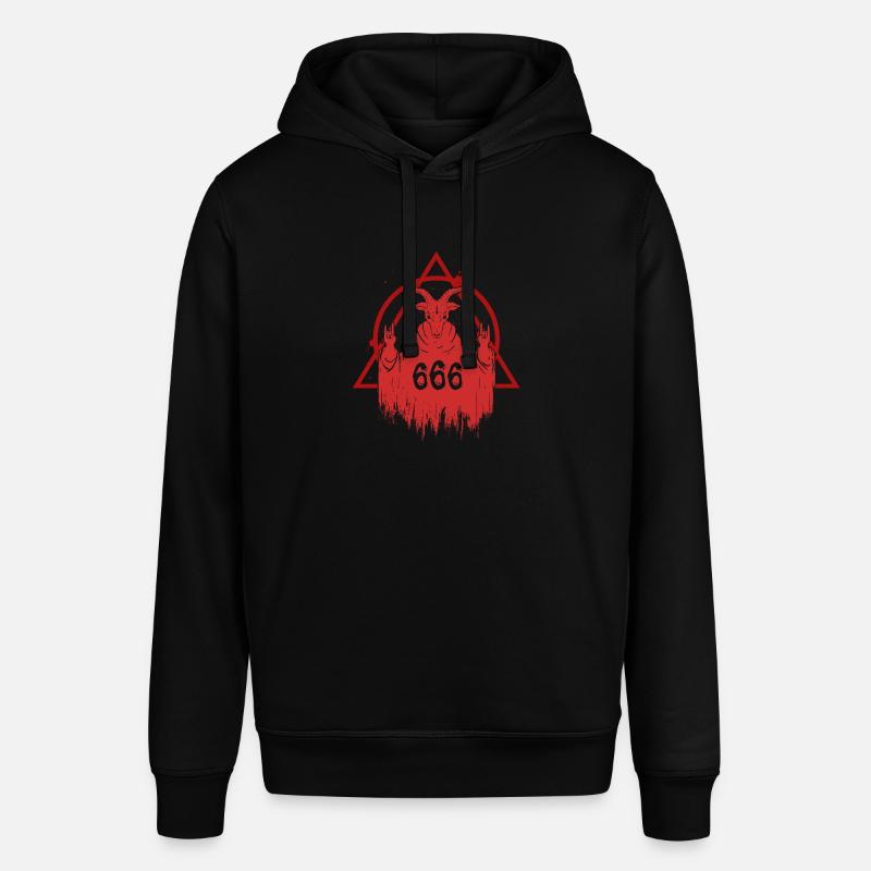 Rock with the Devil - 666 - Stanley/Stella Unisex Hoodie SOUNDER - Schwarz