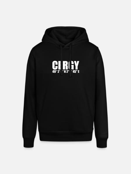 Coordonnées de Cergy - Sweat à capuche SOUNDER Stanley/Stella Unisexe - noir