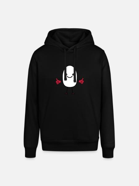 laughing egg - Stanley/Stella SOUNDER Unisex Hoodie - black