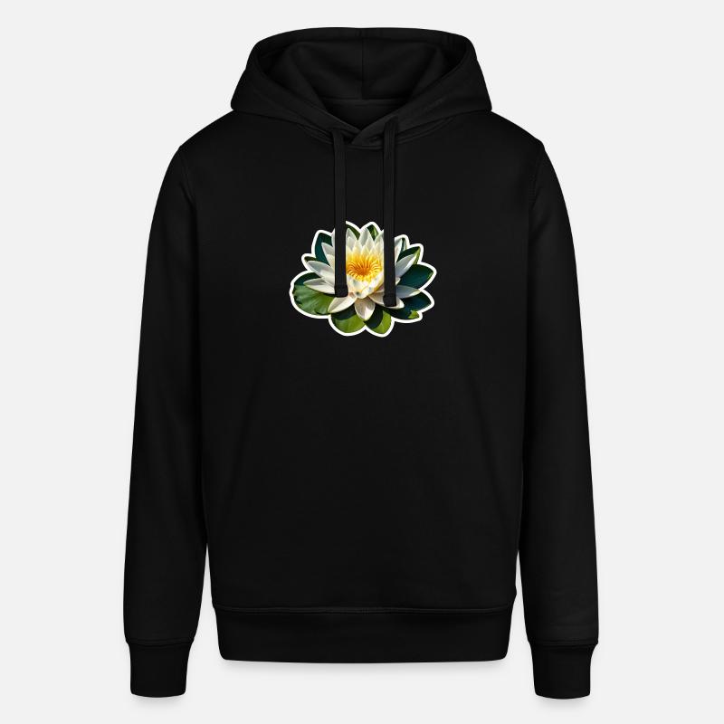 Un beau nénuphar - Sweat à capuche SOUNDER Stanley/Stella Unisexe - noir
