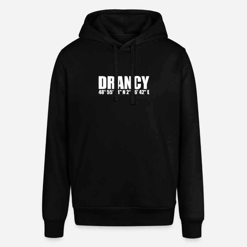 Coordonnées de Drancy - Sweat à capuche SOUNDER Stanley/Stella Unisexe - noir