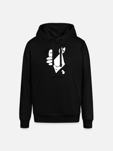 thumbs up - Stanley/Stella SOUNDER Unisex Hoodie - black