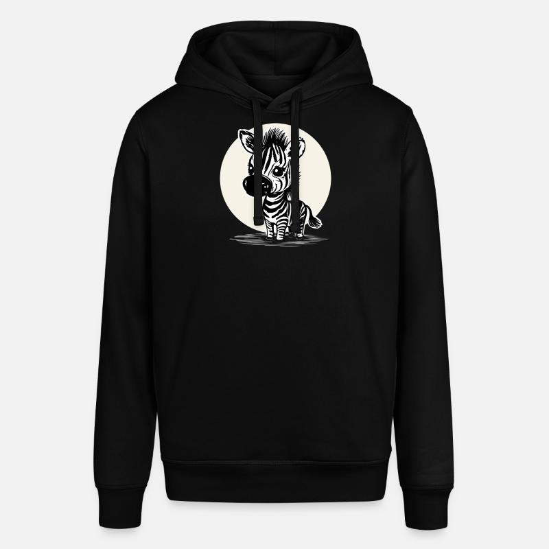 Zèbre mignon – Motif d’animal mignon - Sweat à capuche SOUNDER Stanley/Stella Unisexe - noir