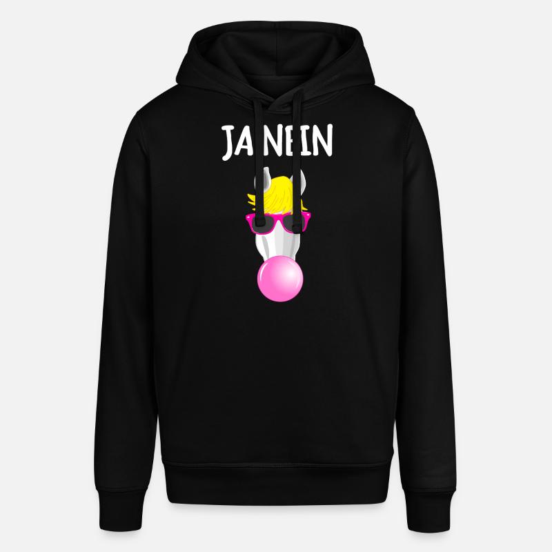 Cheval drôle. Peu importe. - Sweat à capuche SOUNDER Stanley/Stella Unisexe - noir