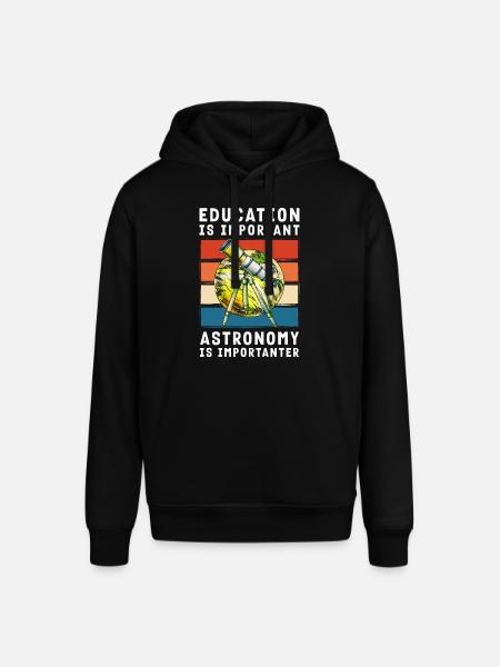 Star Rocket Solar System Science - Stanley/Stella SOUNDER Unisex Hoodie - black