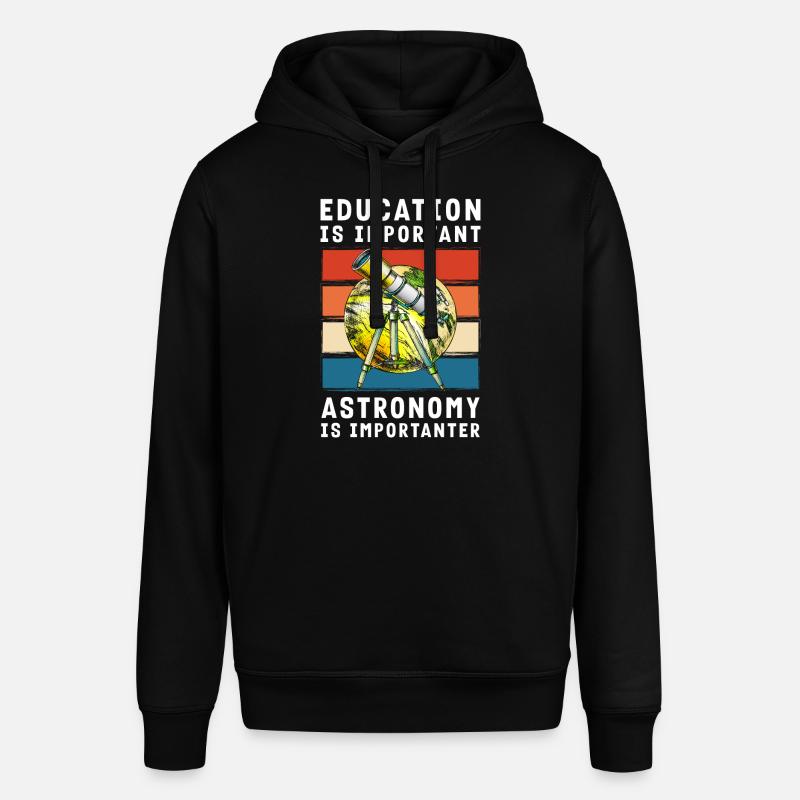 Star Rocket Solar System Science - Stanley/Stella SOUNDER Unisex Hoodie - black