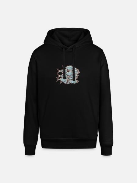 shoal - Stanley/Stella SOUNDER Unisex Hoodie - black