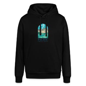 Pacific Crest Trail - Stanley/Stella Unisex Hoodie SOUNDER - Schwarz - Vorne - Alina (178cm) & Michal (187cm)