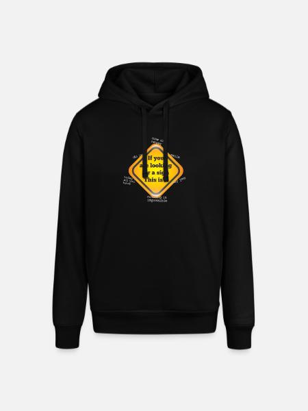 This sign is it - Stanley/Stella Unisex Hoodie SOUNDER - Schwarz
