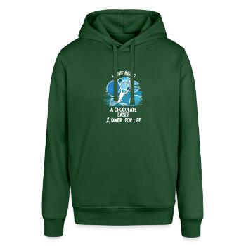 Taucher tauchen Sporttaucher Gerätetauchen - Stanley/Stella Unisex Hoodie SOUNDER - Flaschengrün - Vorne - Alina (178cm) & Michal (187cm)