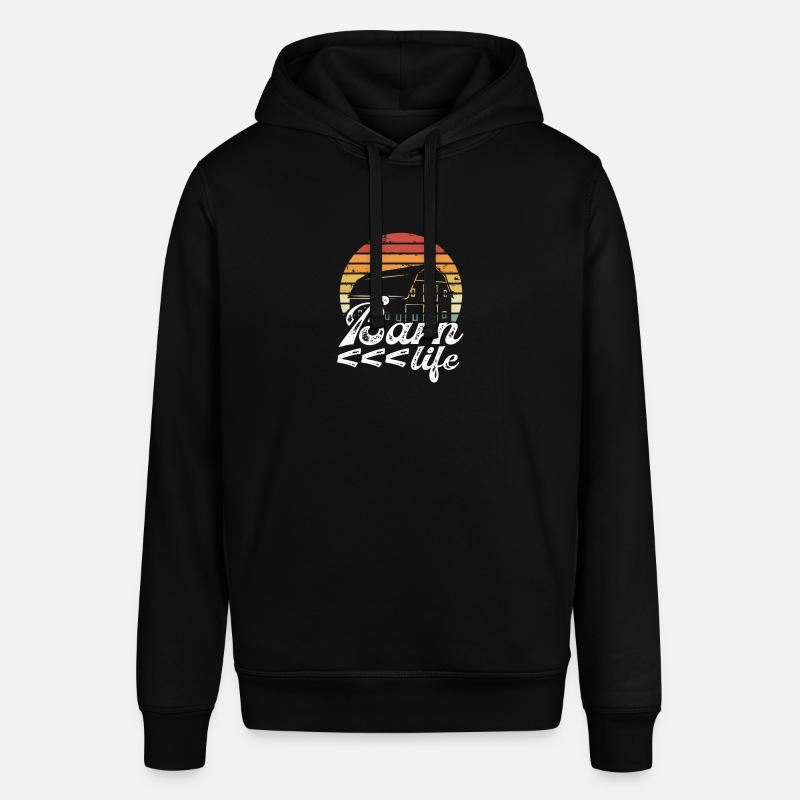 Vie de grange Rétro - Sweat à capuche SOUNDER Stanley/Stella Unisexe - noir