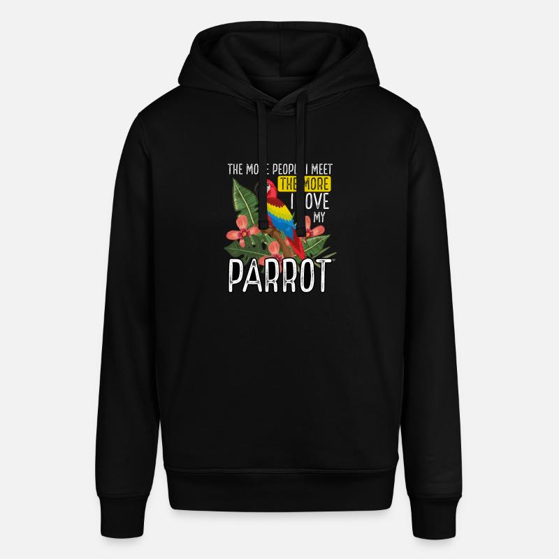J’adore mon perroquet - Sweat à capuche SOUNDER Stanley/Stella Unisexe - noir