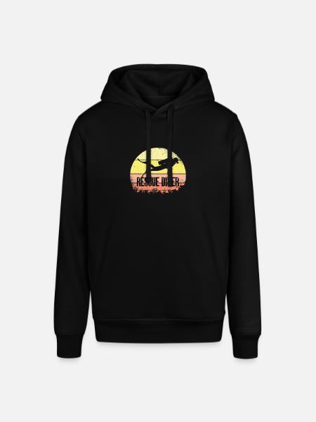 Rescue diver - Stanley/Stella SOUNDER Unisex Hoodie - black