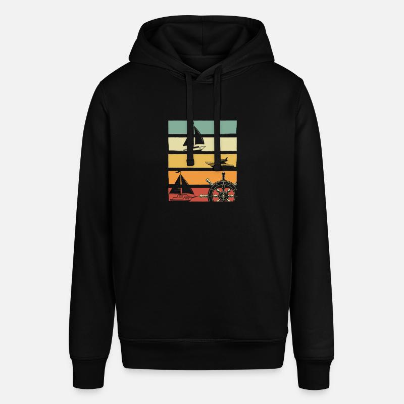 Sailor Sunset Rétro - Sweat à capuche SOUNDER Stanley/Stella Unisexe - noir