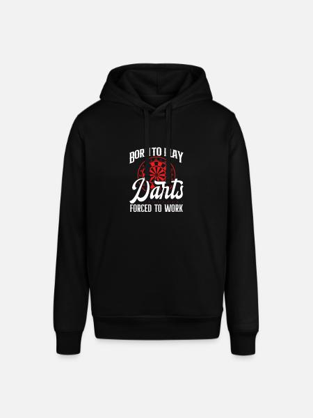 Born to play darts - Stanley/Stella SOUNDER Unisex Hoodie - black
