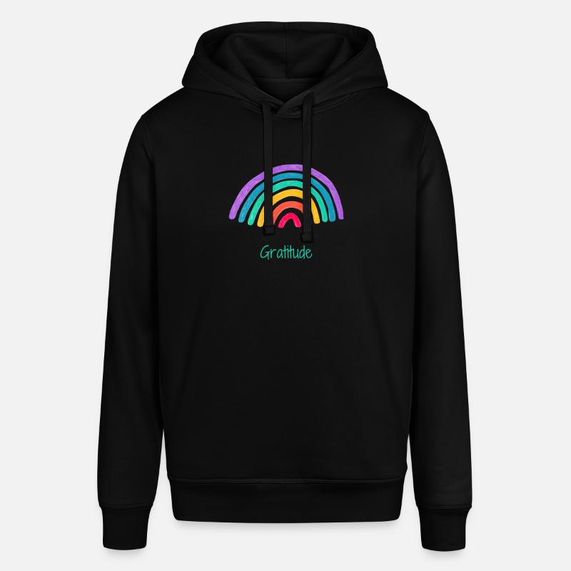 Arc-en-ciel de gratitude - Sweat à capuche SOUNDER Stanley/Stella Unisexe - noir